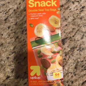 Up&Up 64 count double seal top bags
